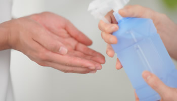 入館時の手洗い・消毒等