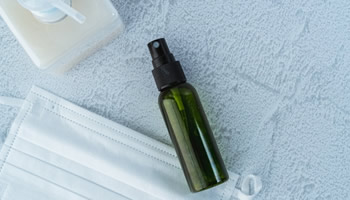 接触するものへの消毒