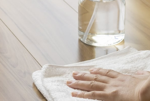 お部屋のクリーニング